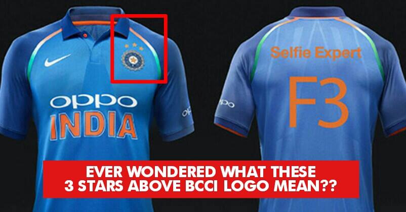 three stars on indian cricket jersey