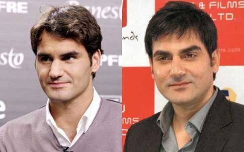 Federer & Arbaaz Khan