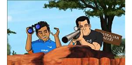 India Vs Australia Mauka Mauka - Virat Kohli And Salman Khan Spoof RVCJ Media