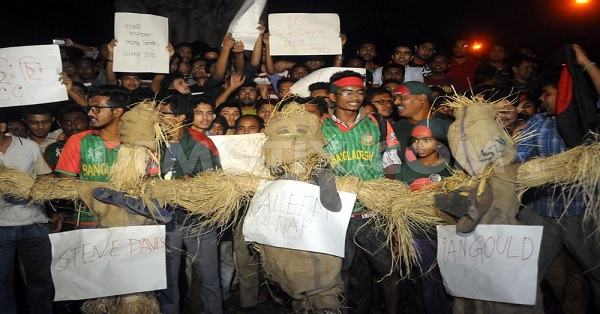 Protest In Bangladesh Over Rohit Sharma's "No-Ball" Decision RVCJ Media