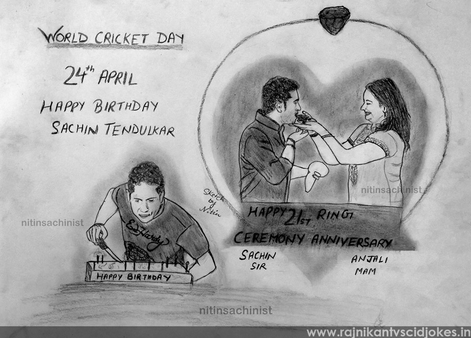 These Sachin Tendulkar Sketches Will Make You Go Awestruck!! Some Of Them Are Autographed By Sachin Himself!! RVCJ Media