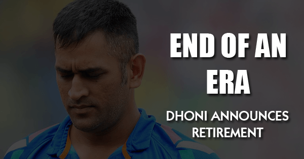 End Of An ERA!! - Dhoni Announces Retirement!! RVCJ Media