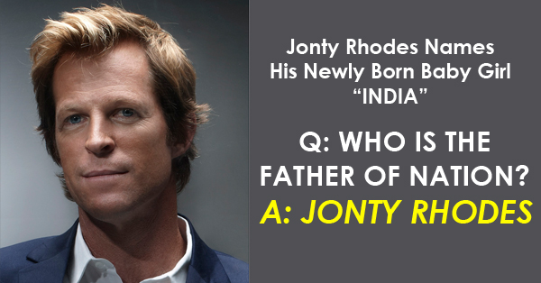 Jonty Rhodes Names His Newly Born Baby Girl "INDIA" RVCJ Media