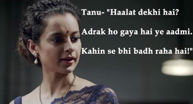 10 Things That Show That Tanu Weds Manu Returns Is No Different Than Any Other Bollywood Movie