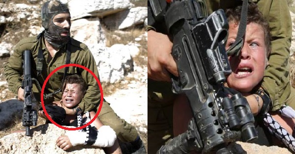 These Photos Showing Israeli Soldier Aggressively Handling 11-Yr Boy Will Terrify You RVCJ Media