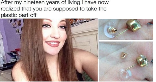 This Girl Was So Dumb That She Didn't Know How To Wear Earrings. Check How Others Responded RVCJ Media