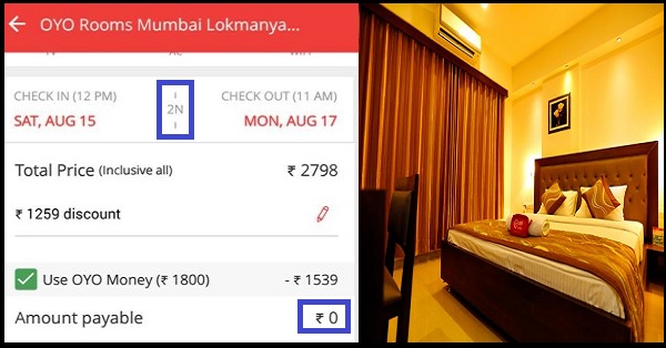 Independence Day Loot Offer - Book Hotel Rooms In 90 Cities For Free RVCJ Media