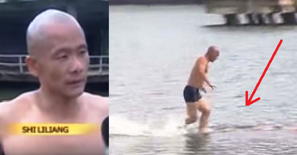 This Shaolin Monk Defies Physics & Runs Atop Water For 125 Meters RVCJ Media