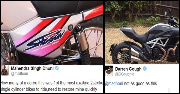 Darren Gough Trolled MS Dhoni By Showing Off His Ducati But Dhoni's Counterblast Was Awesome RVCJ Media