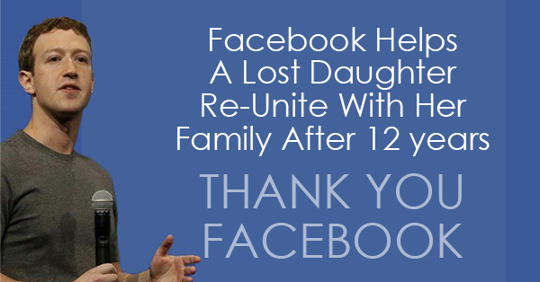 This Is How FACEBOOK Helped A Lost Daughter Unite With Her Family After 12 Years!! RVCJ Media