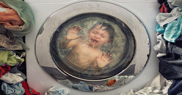 Mother Tried To Drown 3-Week Baby Into Washing Machine In Kerala RVCJ Media