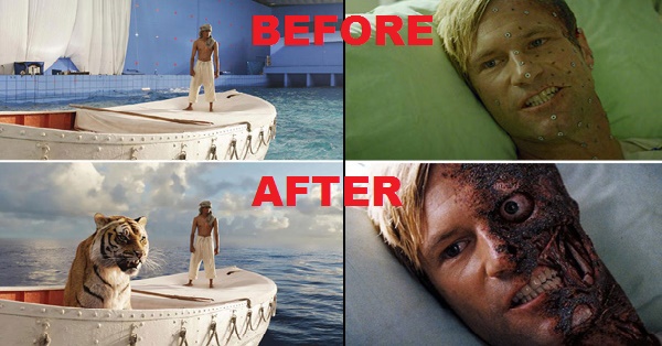 Your Eyes Will Pop Out Seeing These 18 Movie Scenes Before & After Visual Effects RVCJ Media