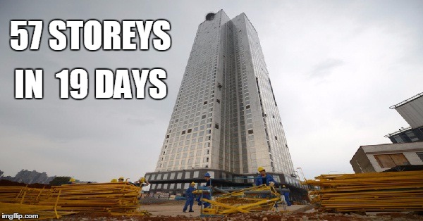 This Chinese Construction Company Builds 57 Story Building In Just 19 Days RVCJ Media
