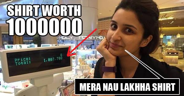 You Won't Believe Parineeti Chopra Spent Whooping 1 Million For These 2 Shirts RVCJ Media