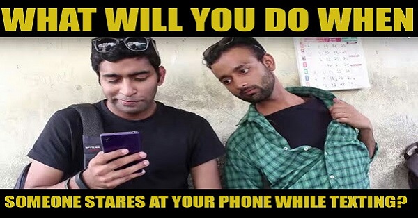 "How Do You Feel When Someone Is Staring At Your Mobile Screen While Texting?" Here Are The Best Comments From Our RVCJ Page..!! RVCJ Media