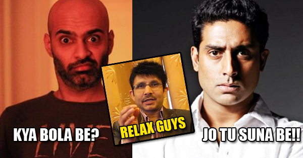 It Was Abhishek Bachchan v/s Bollywood Gandu & KRK Came In From No Where!! RVCJ Media