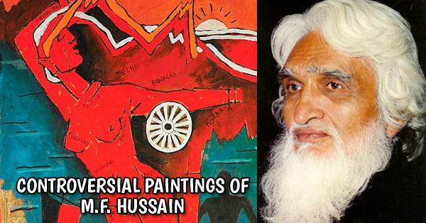 15 MF Hussain's Controversial Paintings Which Created Stir In The Country RVCJ Media