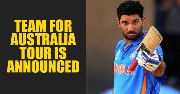 ODI & T20 Team India Announced For Australian Tour - Check Out If Yuvraj Is In Or Not? RVCJ Media