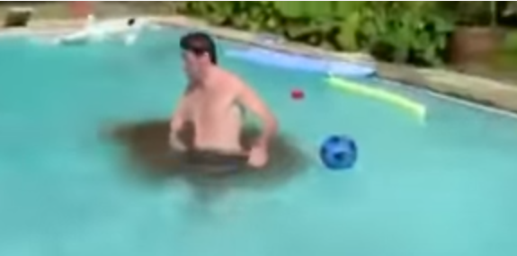 Most Weird Video - Guy Poops Himself In The Swimming Pool RVCJ Media