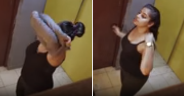 Girls Caught On Hidden Camera