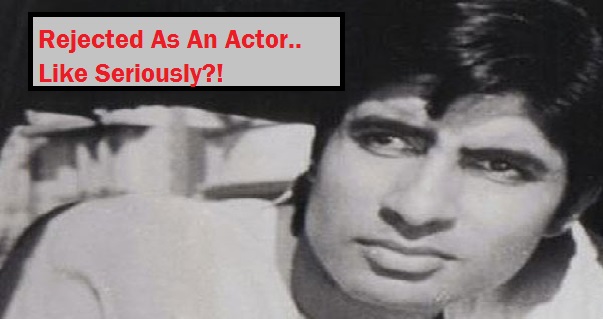 This Picture Of Amitabh Bachchan Got Him Rejected As An Actor In A Talent Hunt RVCJ Media