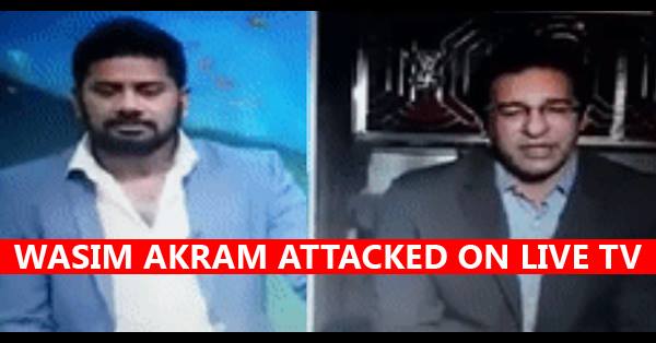SHOCKING: Pakistani Cricketer Wasim Akram Attacked On Live TV! RVCJ Media