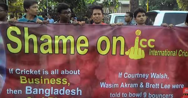Crickets Fans In Bangladesh Protested Against ICC & Targeted Two Indian Bowlers RVCJ Media
