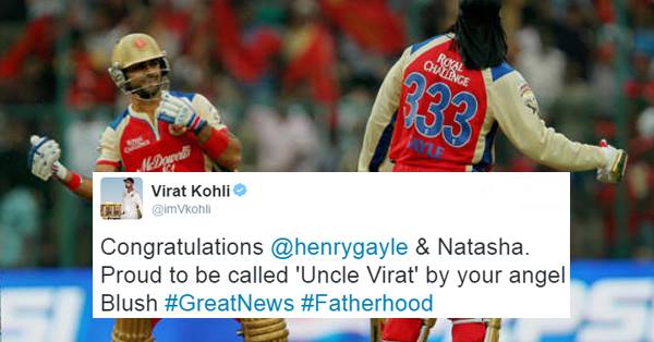Virat Kohli Congratulated Chris Gayle On His New Born Daughter! What Gayle Replied Would Make You Love Him! RVCJ Media