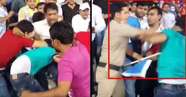 Watch Video! Ugly Fight Between 2 Groups For Seats During IPL Match RVCJ Media