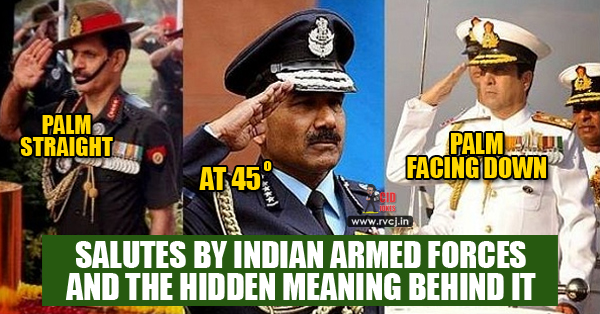 Here Is Why The Defence Personnel Salute In Different Manners RVCJ Media