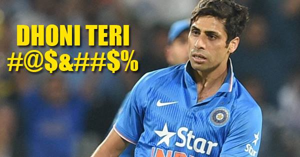 We Bet You Haven't Watch This Video Of Ashish Nehra Abusing Dhoni ! Watch It Right Away! RVCJ Media