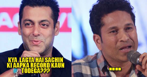 Salman Asks Sachin Who Can Break His Record & You Can’t Miss To Watch What Sachin Said RVCJ Media