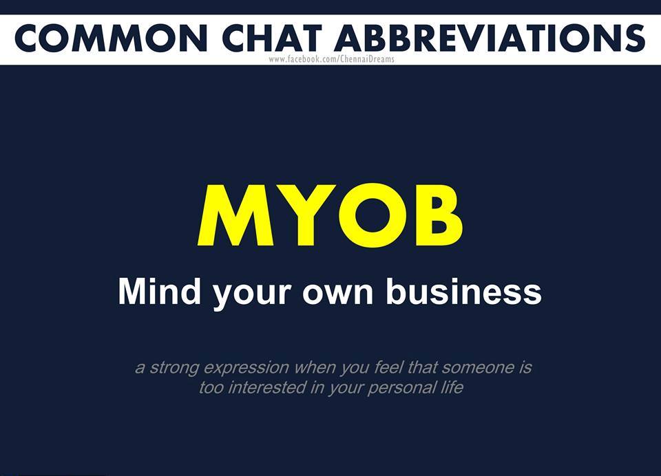 Chat Rooms Abbreviations
