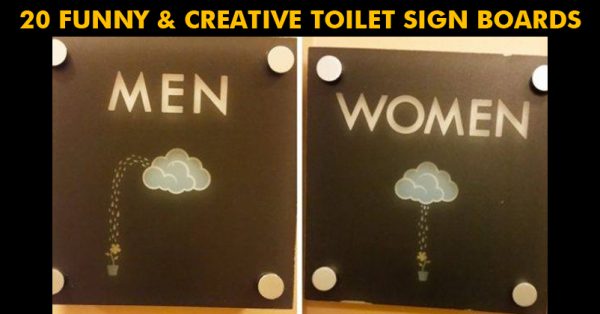 20 Funny & Creative Toilet Sign Boards Around The World - RVCJ Media