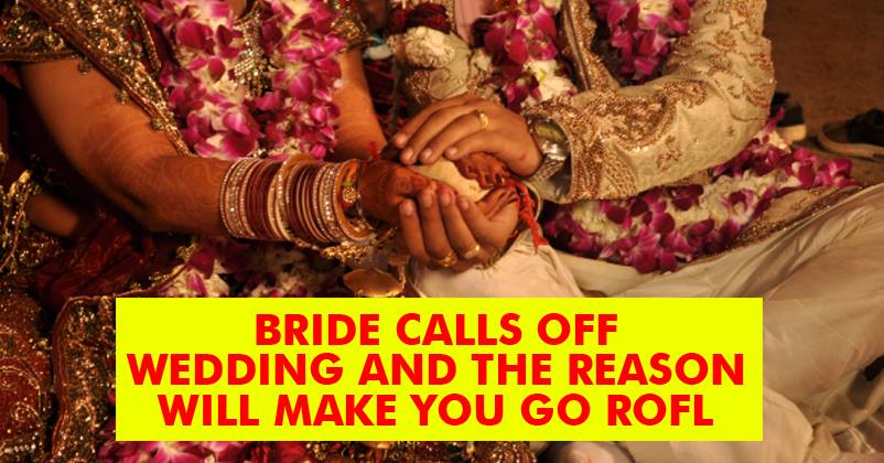 Bride Calls Off Wedding At The Last Minute! Reason Is Damn Funny….