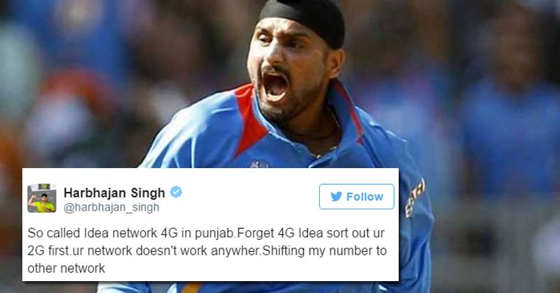 Harbhajan Expressed Frustration Over IDEA Network! This Reply By IDEA Frustrated Him More