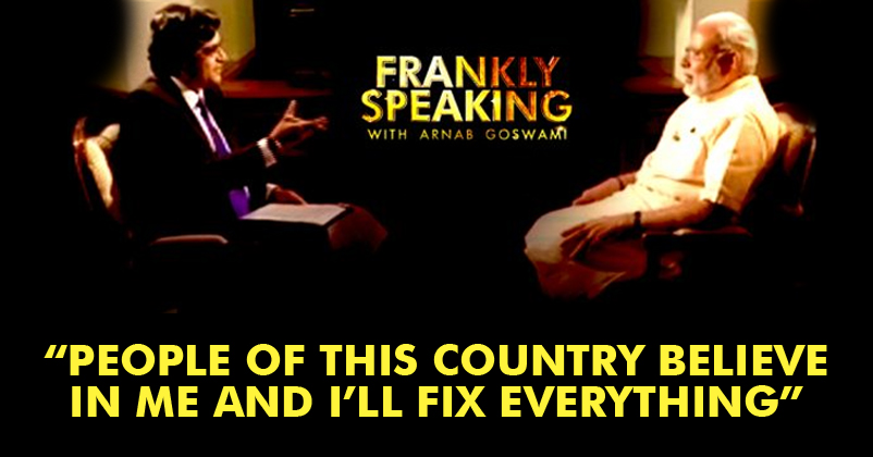 12 Best Answers By Narendra Modi On Frankly Speaking With Arnab Goswami.!! RVCJ Media