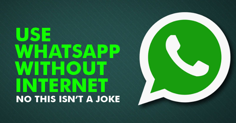This Is How You Can Use WhatsApp Without Internet - NO HACK ! ! RVCJ Media