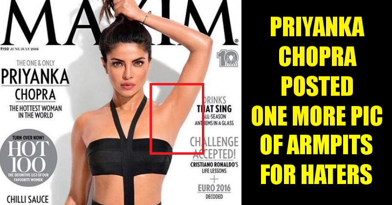 Priyanka Chopra Posted Another Pic Of Her Armpits To Slam Haters And Its Just Brilliant Rvcj Media 