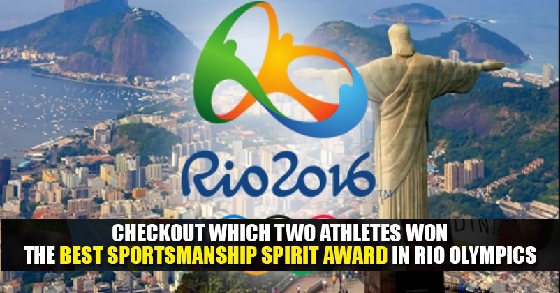 These Two Athletes Are Awarded For The Best Sportsmanship Spirit In Olympics 2016 RVCJ Media