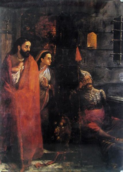 devaki and vasudeva in prison