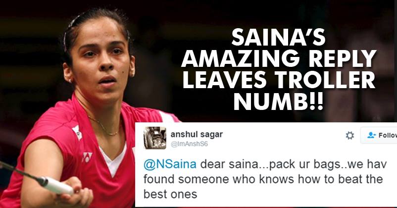 Someone Tried Trolling Saina Nehwal! She Replied Like A Boss & Made India Proud!