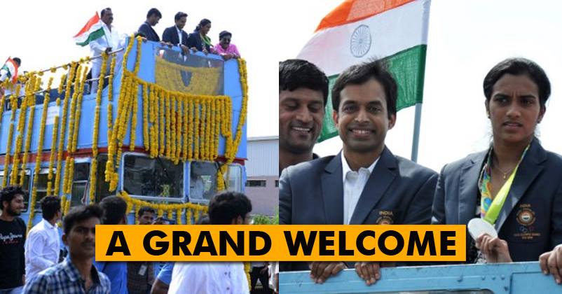 Even Sindhu Would Never Have Expected Such A Grand Welcome After Her Silver Win! RVCJ Media