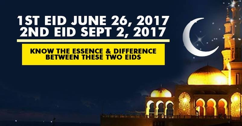 Eid Mubarak! Ever Wondered Why Do We Celebrate 2 Eids In 