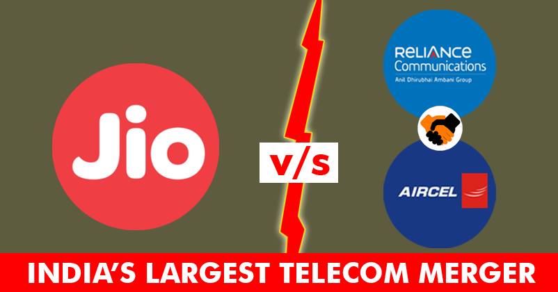 JIO Disturbs Indian Telecom Industry! RCom Merges With Aircel To Create 3rd Largest Telecom Operator RVCJ Media