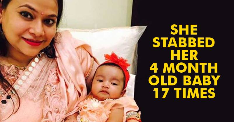 SHAME ON HER! She Stabbed Her 4 Month Old Baby 17 Times & Reason Will Make You Slap Her!