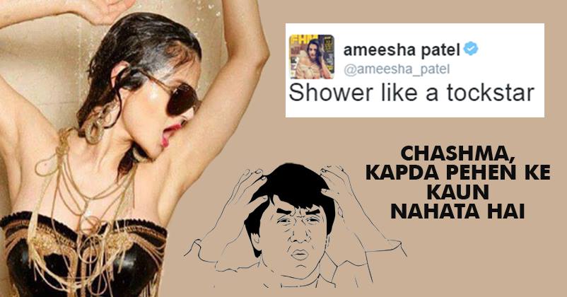 Ameesha Patel's Sizzling Bathroom Picture Broke The Internet & Responses Are Hilarious RVCJ Media