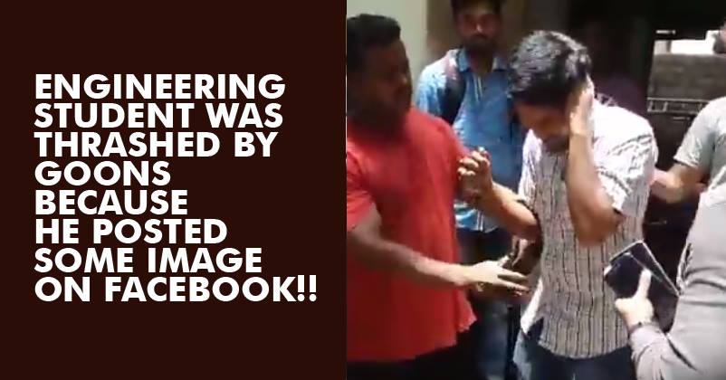 This Engineering Student Criticized Cauvery Water Dispute Which Made Him Bleed Black & Blue RVCJ Media