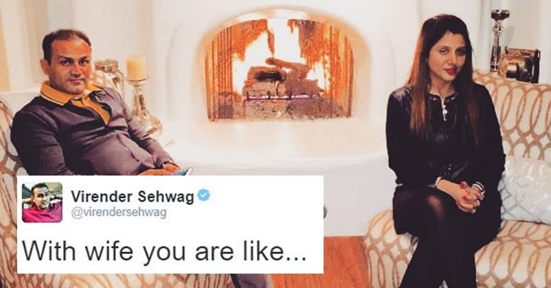 This Time Sehwag Targets His Epic Tweet To His Wife Aarti & You'll Go ROFL Reading It! RVCJ Media