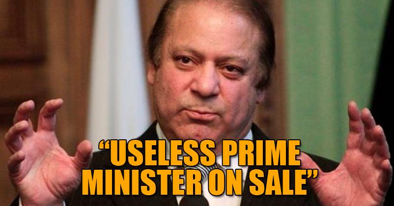 Someone Put Up "Useless Nawaz Sharif" For Sale On eBay! You'll Go ROFL Seeing The Description! RVCJ Media